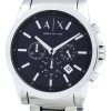 Armani Exchange cronógrafo negro Dial AX2084 reloj de hombres