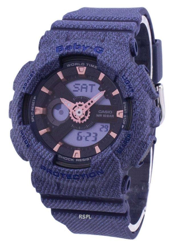 Reloj Casio G-Shock Baby-g mundial tiempo Anal√≥gico Digital BA-110DE-2A1 BA110DE2A1 de la mujer