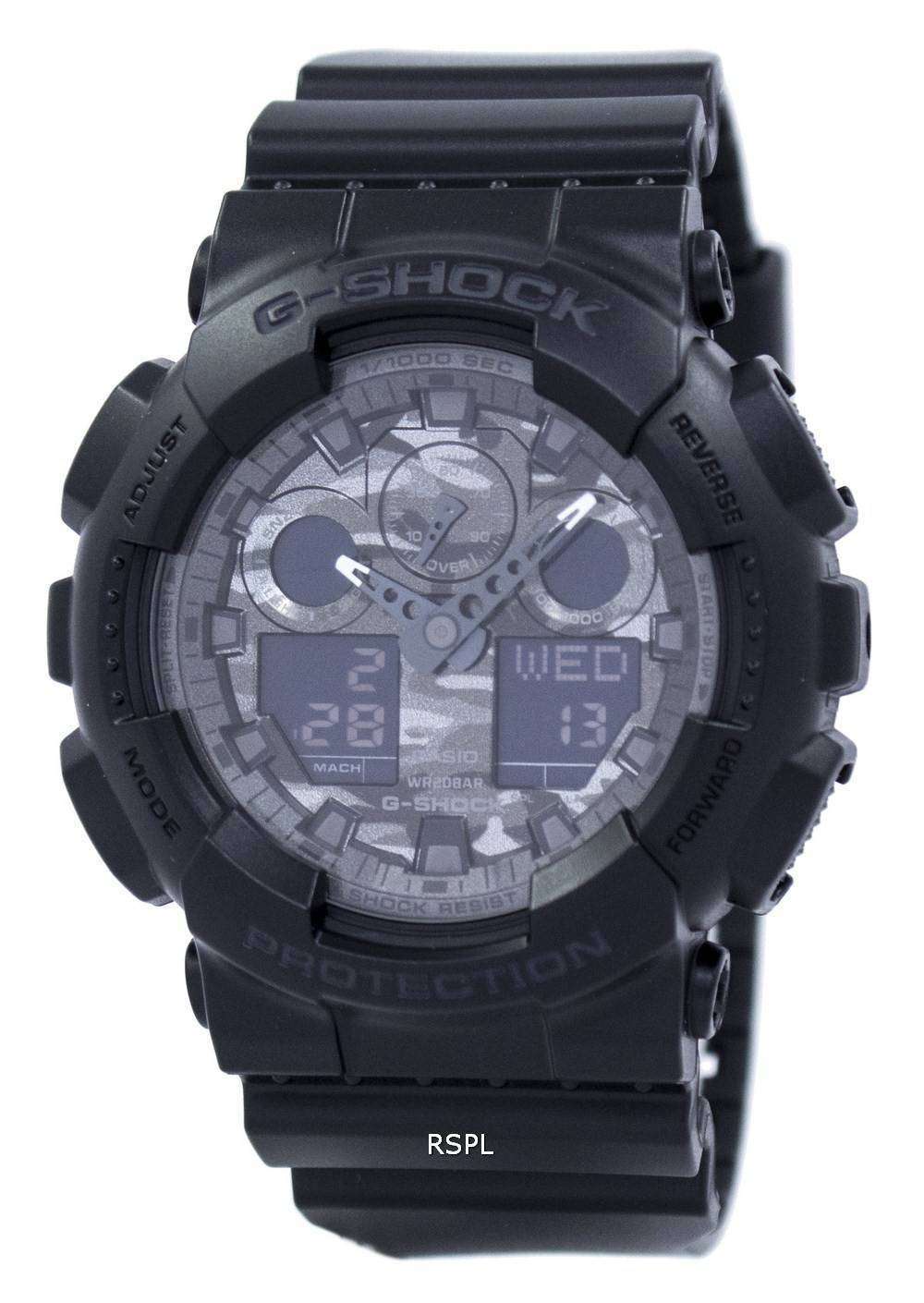 Reloj Casio digital plateado unisex camuflaje