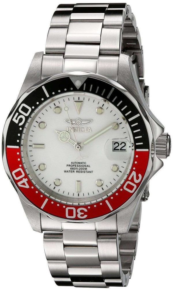 Reloj Invicta automático Pro Diver 200M tono plata Dial INV9404/9404 varonil