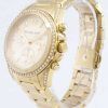 Reloj Michael Kors pista oro ostentación Cronógrafo MK5166 de las mujeres