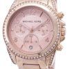 Michael Kors oro rosa plateado Blair Glitz MK5263 reloj de mujeres