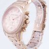 Michael Kors oro rosa plateado Blair Glitz MK5263 reloj de mujeres