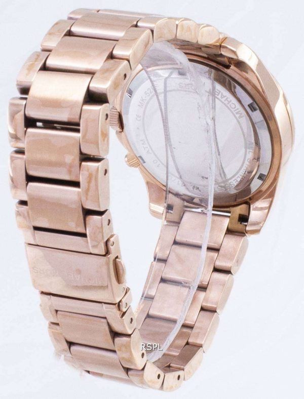 Michael Kors oro rosa plateado Blair Glitz MK5263 reloj de mujeres