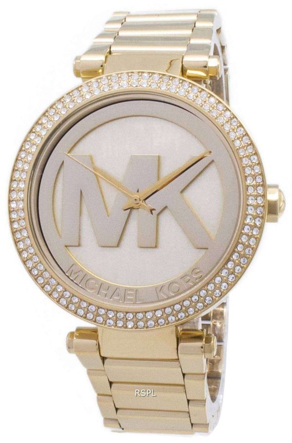 Michael Kors Parker cristales Logo MK MK5784 reloj de mujeres