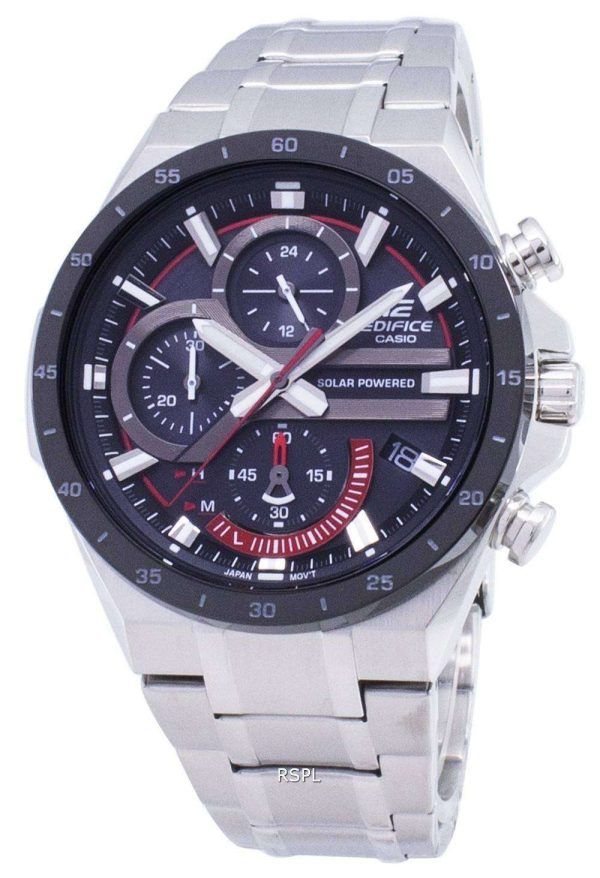 Reloj Casio Edifice EQS-920DB-1AV EQS920DB1-AV Solar Cronógrafo hombres