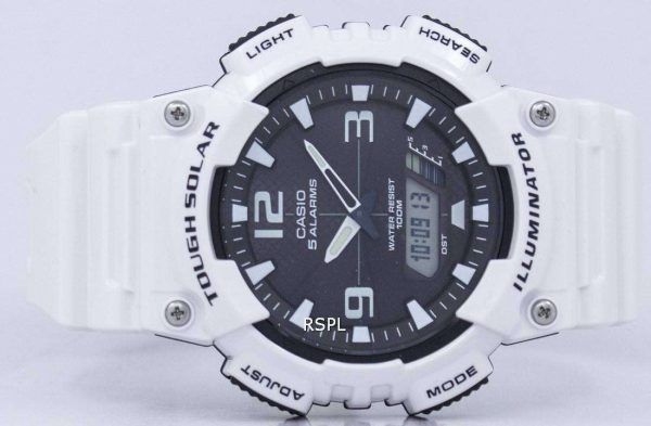 Reloj Casio juvenil iluminador alarma Tough Solar Analógico Digital AQ-S810WC-7AV AQS810WC-7AV hombre