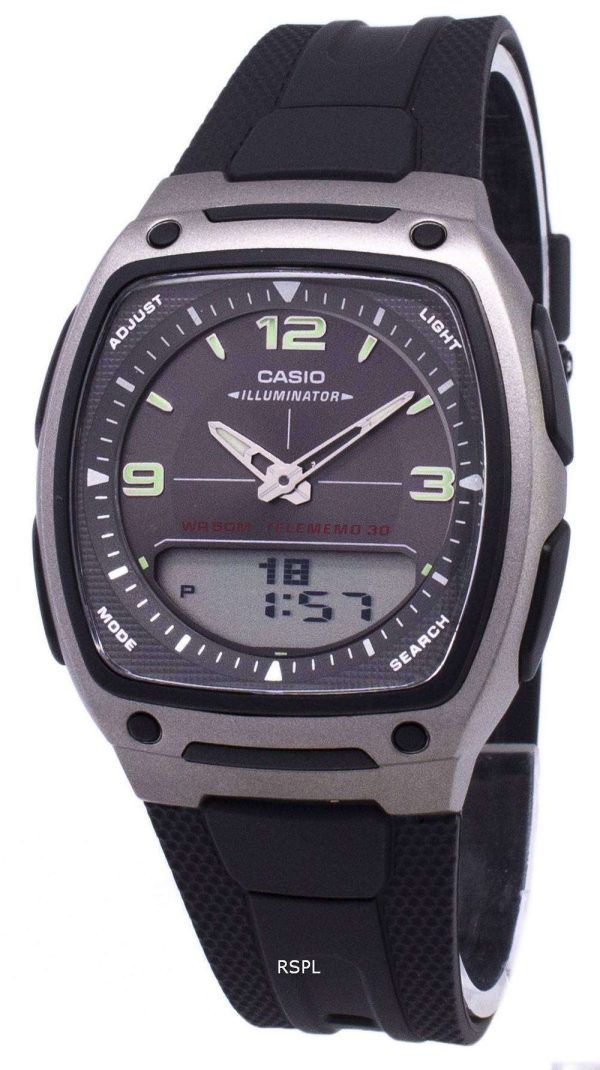 Reloj Casio Analógico Digital Telememo iluminador AW-81-1A1VDF AW-81-1A1V hombre