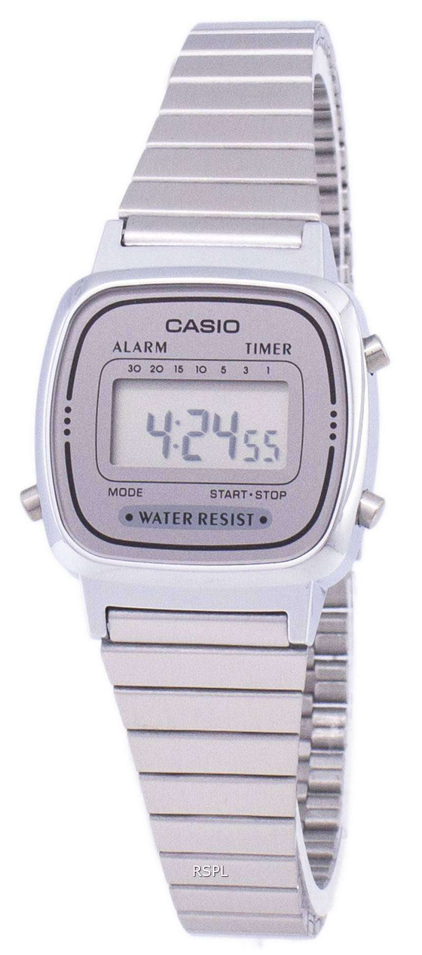 Reloj Casio Digital Mujer LA-670WA-7 — La Relojería.cl