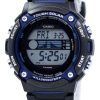 Reloj Casio Tough Solar iluminador marea gráfico Luna fase Digital W-S210H-1AV hombre