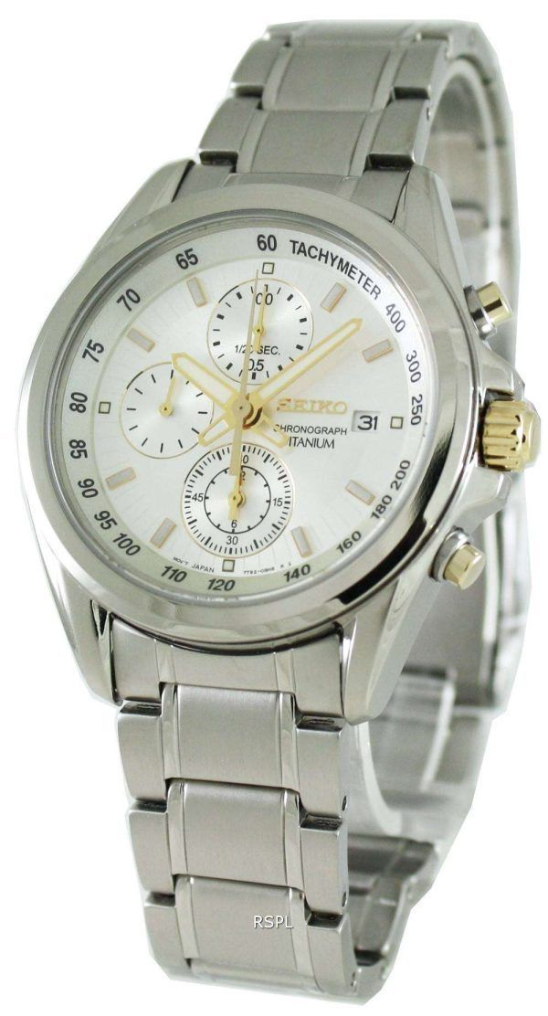 Reloj de hombre Seiko Titanium Chronograph SNDC95 SNDC95P1 SNDC95P