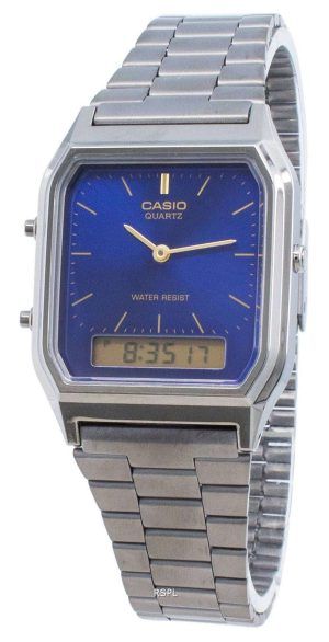 Reloj unisex Casio Quartz AQ-230GG-2A de doble hora