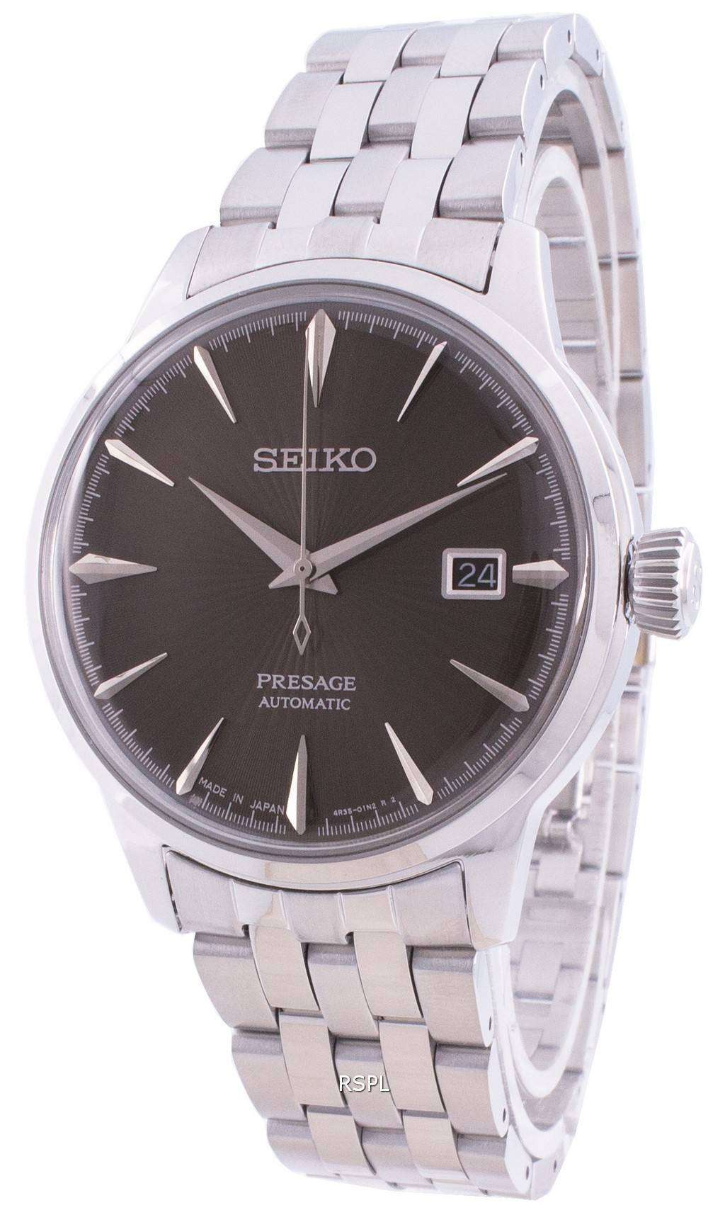 SEIKO PRESAGE 腕時計 Automatic Black SRPE17 - 時計