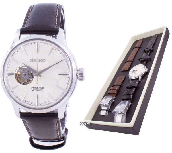 Seiko Presage Edición limitada Open Heart Automatic SSA409 SSA409J1 SSA409J con set de regalo Reloj para hombre