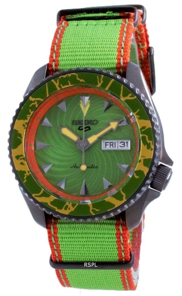 Seiko 5 Sports Street Fighter Blanka Limited Edition Automatic SRPF23 SRPF23K1 SRPF23K 100M Reloj para hombre