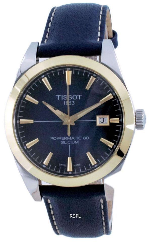 Tissot Gentleman Powermatic 80 Silicium Automatic 18 K Gold T927.407.46.041.01 T9274074604101 Reloj para hombre