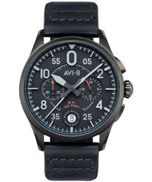 Reloj para hombre AVI-8 Spitfire Lock Cronógrafo Slate Black Quartz AV-4089-03