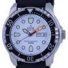 Ratio FreeDiver Esfera blanca PU Correa Cuarzo 48HA90-02-WHT 500M Reloj para hombre