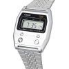 Reloj unisex Casio Vintage Digital de acero inoxidable de cuarzo A1100D-1 A1100D-1