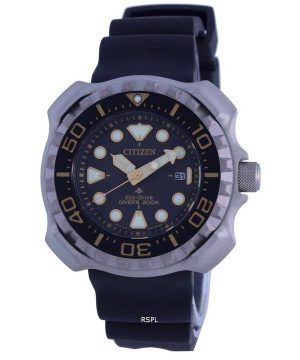 Reloj para hombre Citizen Promaster Marine con esfera negra Eco-Drive Diver's BN0220-16E 200M