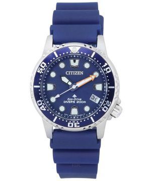 Reloj para mujer Citizen Promaster Marine Blue Dial Eco-Drive Diver's EO2021-05L