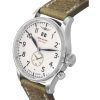 Iron Annie Cockpit Dual Time Full Luminous Beige Dial Cuarzo 51403 Reloj para hombre