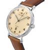 Iron Annie Amazonas Impressions Correa de cuero Beige Dial Automático 59543 Reloj para hombre