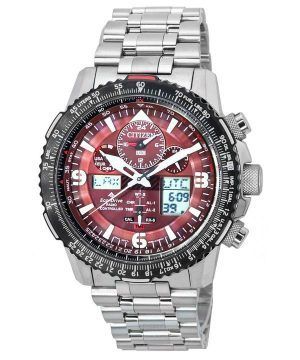 Citizen Promaster Skyhawk Calendario perpetuo Esfera roja Eco-Drive Diver's JY8086-89X 200M Reloj para hombre