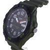 Casio Analog Army Green Resin Band Cuarzo MRW-210H-3A MRW210H-3 100M Reloj para hombre