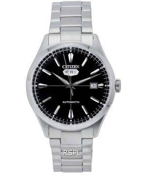 Citizen C7 Series Acero inoxidable Esfera negra Automático NH8391-51E Reloj para hombre