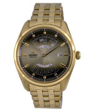 Reloj Orient Contemporary Multi Year Calendar Gold Tone Dial Automatic RA-BA0001G10B para hombre