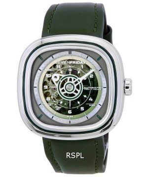 Sevenfriday T-Series Green-T Skeleton Dial Automático T1/06 SF-T1-06 Watch de Men es