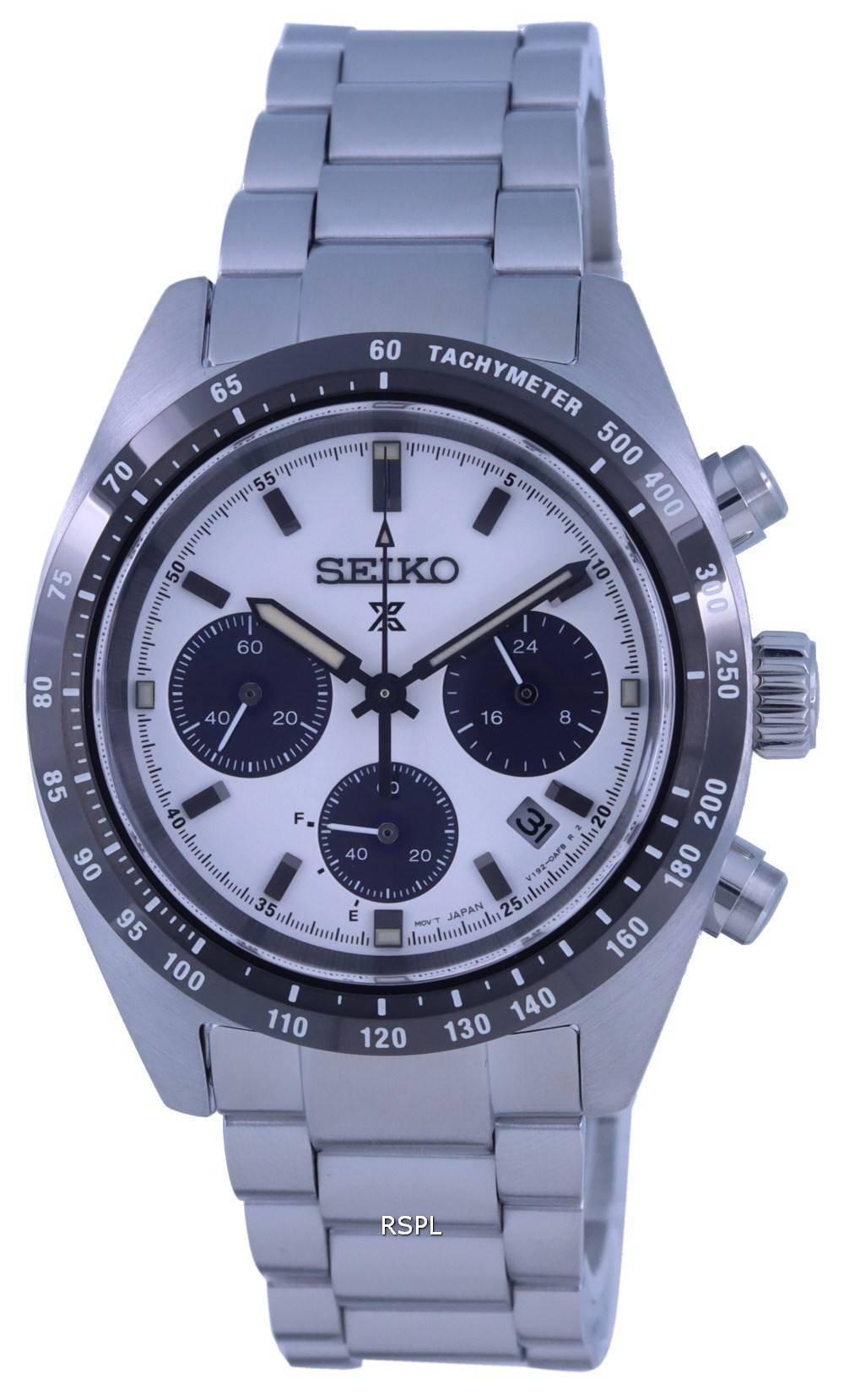 Seiko Prospex Speedtimer Cronógrafo Solar SSC813 SSC813P1 SSC813P 100M Reloj para hombre