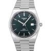 Reloj Tissot T-Classic PRX Powermatic 80 de acero inoxidable con esfera verde automático T137.407.11.091.00 100M para hombre