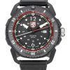 Reloj para hombre Luminox ICE SAR Artic con correa de caucho y esfera negra de cuarzo Diver's XL.1051 200M