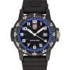 Luminox Leatherback SEA Turtle Correa de poliuretano gigante Esfera negra y azul Cuarzo suizo XS.0324 100M Reloj para hombre