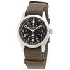 Reloj para hombre Hamilton Khaki Field verde con correa de nailon y esfera negra mecánica H69439931