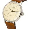 Iron Annie Bauhaus Correa de cuero Beige Dial Cuarzo 50505 Watch de Men es