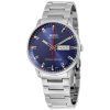 Mido Commander Cronómetro Acero inoxidable Esfera azul Automático M021.431.11.041.00 Reloj para hombre