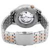 Reloj para hombre Citizen de dos tonos de acero inoxidable con corazón abierto y esfera blanca automático NH9136-88A