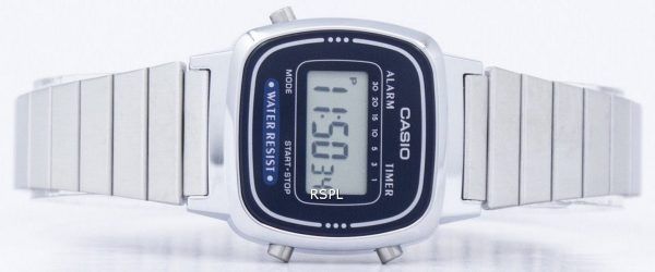 Reloj Casio despertador Digital LA-670WA-2D de la mujer