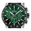 Reloj Festina Timeless Cronógrafo Correa de cuero Esfera verde Cuarzo F20561-5 100M para hombre