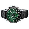 Reloj Festina Timeless Cronógrafo Correa de cuero Esfera verde Cuarzo F20561-5 100M para hombre