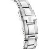 Festina Rainbow Chronograph Acero inoxidable Detalles de cristal Esfera plateada Cuarzo F20606-2 100M Reloj para mujer