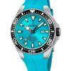 Reloj Festina Diver con correa de caucho y esfera turquesa de cuarzo F20664-5 200M para hombre