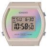 Reloj Casio Digital con correa de resina y esfera multicolor de cuarzo LW-205H-4 para mujer