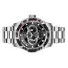 Reloj Invicta Speedway GMT de acero inoxidable con esfera negra y cuarzo 45755 100M para hombre
