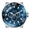 Reloj para hombre Invicta Pro Diver Scuba GMT de acero inoxidable con esfera azul y cuarzo 45757 100M