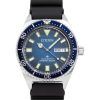 Reloj para hombre Citizen Promaster con correa de caucho y esfera azul automático Diver',s NY0129-07L 200M