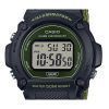 Reloj Casio W-219HB-3AV de cuarzo con correa de tela digital verde estándar para hombre